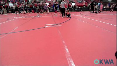 62-67 lbs Consi Of 8 #2 - Arvayah West, The Academy Wichita Kansas vs Noah Torres, Standfast