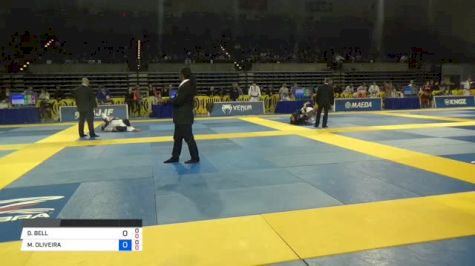 DOMINIQUE BELL vs MAURICIO OLIVEIRA 2018 Pan Jiu-Jitsu IBJJF Championship