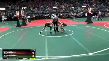 132 lbs Cons. Round 2 - Dylan Frass, PCWA vs Ryder Savage, CEN1