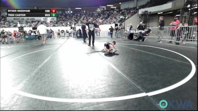 40 lbs Consi Of 8 #2 - Ryker Needham, Coweta Tiger Wrestling vs Trek Castor, Woodward Youth Wrestling