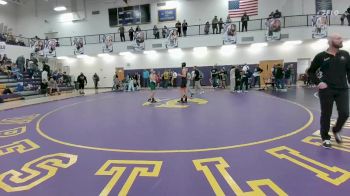 115 lbs Semifinal - Garrett Jolley, Powell Middle School vs Easton Sturman, Lander Middle School