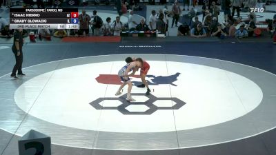 94 lbs 3rd Place Match - Isaac Hierro, Arizona vs Grady Glowacki, Illinois