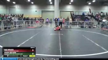 100 lbs Cons. Round 3 - Owen Becker, Askren Wrestling Academy Lake Country vs Gigi Bragg, Pinnacle Wrestling Club