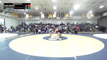 215 lbs Champ. Round 2 - Adam Avila, Brawley vs Kano Gordon, Calabasas