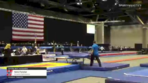 Nick Forster - Double Mini Trampoline, Dynamic Gymnastics - 2021 USA Gymnastics Championships