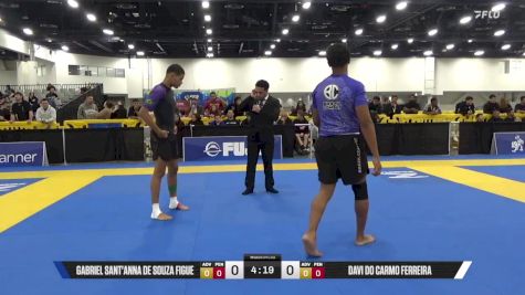 Davi Do Carmo Ferreira vs Gabriel Sant'Anna De Souza Figue 2025 World IBJJF Jiu-Jitsu No-Gi Championship
