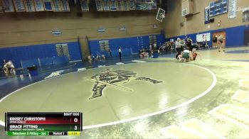 140lbs Champ. Round 3 - Kinsey Christoph, Omak (Girls) vs Grace Fitting, Edmonds-Woodway (Girls)