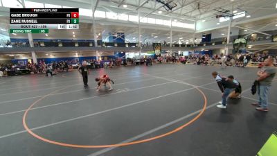 106 lbs Cons. Round 1 - Gabe Brough, Unattached vs Zane Russell, Unattached