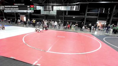 57 lbs Rr Rnd 1 - Easton Aguirre, One Shot Wrestling vs Frank Molinaro, Rising Sun WC