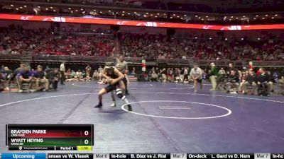 3A-132 lbs Champ. Round 2 - Brayden Parke, Linn-Mar vs Wyatt Heying, Spencer