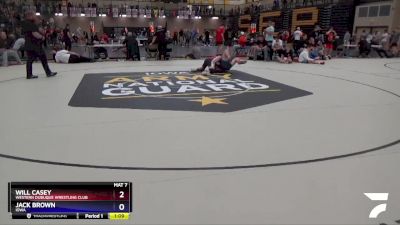 150 lbs Cons. Round 3 - Will Casey, Western Dubuque Wrestling Club vs Jack Brown, Iowa