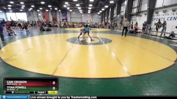 88 lbs Rd# 2 10:30am Friday - Cain Crosson, Iowa Black vs Titan Powell, PA White