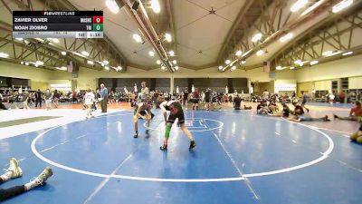 85 lbs Rr Rnd 4 - Zavier Olver, Mat Assassins Red vs Noah Ziobro, Triumph Trained