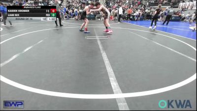 130 lbs Round Of 16 - Kaiden Kromer, F-5 Grappling vs Liam Nix, Piedmont