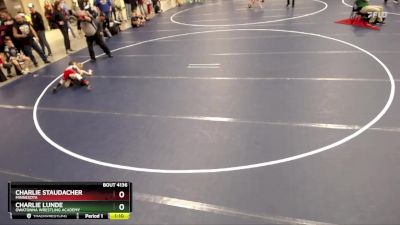 67 lbs Cons. Round 2 - Charlie Staudacher, Minnesota vs Charlie Lunde, Owatonna Wrestling Academy