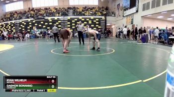 190 lbs Champ. Round 1 - Ryan Wilhelm, BUCKEYE vs Daemon Bonanno, CONNEAUT