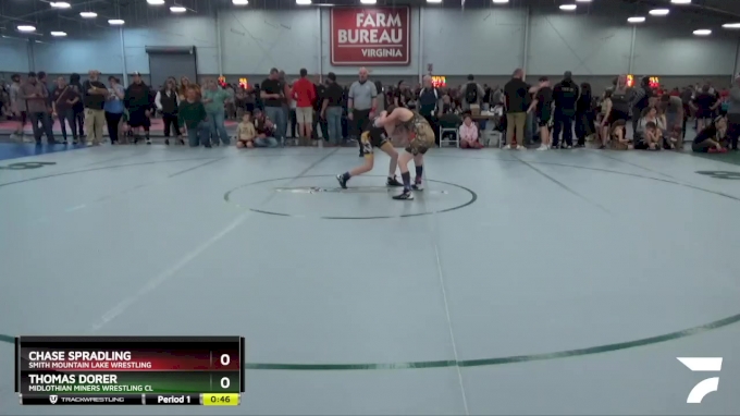 92 lbs Cons. Round 3 - Thomas Dorer, Midlothian Miners Wrestling Cl vs ...