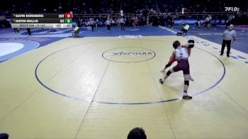 II-132 lbs Semifinal - Gavin Nordberg, Unatego/Unadilla Valley/Franklin vs Justin Mullis, Hudson Falls