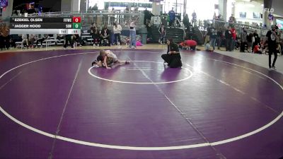 61 lbs Cons. Semi - Jagger Hood, 512 Outlaw Wrestling vs Ezekiel Olsen, Fitness Fight Factory Wrestling Club