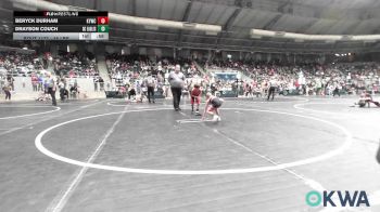 46 lbs Round Of 32 - Beryck Durham, Kiefer Youth Wrestling Club vs Drayson Couch, Del City Little League Wrestling