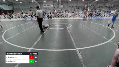 56 lbs Rr Rnd 2 - JB Blakey, Ohio Titan Grey vs Bentley Miller, Ragin Raisins Concord