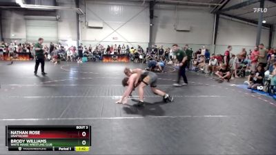 138 lbs Champ. Round 1 - Nathan Rose, Unattached vs Brody Williams, White House Wrestling Club