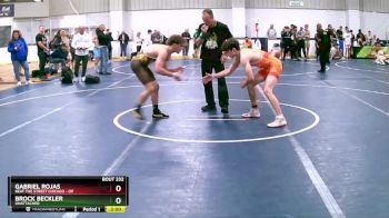 119 lbs Cons. Round 1 - Brock Beckler, Unattached vs Gabriel Rojas, Beat The Street Chicago - OP