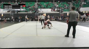 6A 138 lbs Quarterfinal - Lucky Giles, Mortimer Jordan HS vs Isaac Jones, Gardendale Hs