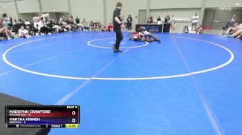 190 lbs 2nd Wrestleback (8 Team) - Madisynn Crawford, Missouri Red vs Martha Hinneh, Nebraska