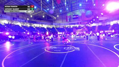 109 lbs Semifinal - Roger Iverson, Miles City WC vs Anthony Gilbert, Bear Cave WC