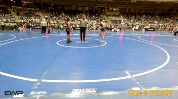 120 lbs Round Of 16 - Harleigh Wiley, Roundtree Wrestling Academy vs Sophie Proctor, Henryetta Knights Wrestling Club