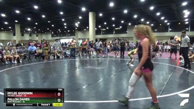 110 lbs Semis (4 Team) - Fallon Dames, BMM Peaches vs Mylee Goodwin, TN AAU- Havok