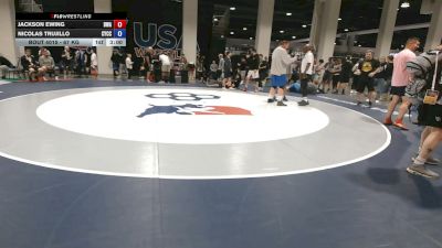 67 kg Champ. Rd Of 64 - Jackson Ewing, Boneyard Wrestling Academy vs Nicolas Trujillo, Community Youth Center - Concord Campus Wrestling