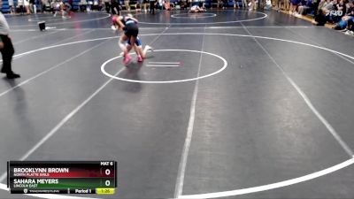 135 lbs Round 3 - Sahara Meyers, Lincoln East vs Brooklynn Brown, North Platte Girls