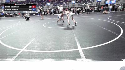 122 lbs Semifinal - James Coleman, Bartlesville Bruins vs Joseph Marcin, Arlington Wrestling Club