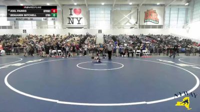 50 lbs Champ. Round 2 - Benjamin Mitchell, Ogdensburg Youth Wrestling Association vs Joel Parris, Indian River Pee Wee Wrestling Club