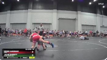 95 lbs Semifinal - Jacob Barrett, Alpha Wrestling vs Redek Hargrave, Rush