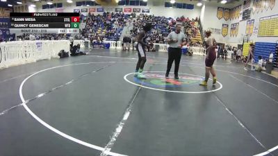 215 lbs Cons. Round 1 - Quincy Genescar, William T Dwyer vs Eann Mesa, St Cloud