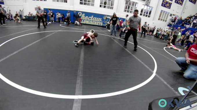 52 lbs Consi Of 16 #2 - Connor Bozone, Pawnee Peewee Wrestling vs ...