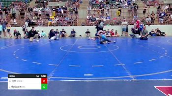 95 lbs Semifinal - Blaze Taff, Woodland Wrestling vs Isaiah McSwain, The Grind Wrestling Club