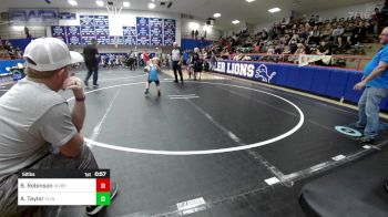 52 lbs Rr Rnd 1 - Bayler Robinson, Division Bell Wrestling vs Ayden Taylor, Clinton Youth Wrestling