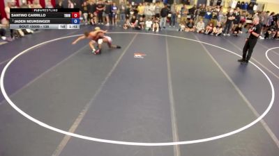 138 lbs Champ. Round 1 - Jaden Neunsinger vs Santino Carrillo, Thunderbolts