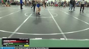 96 lbs Finals (2 Team) - Jackson Swingle, Machine Shed vs Tommy Slack, Medina