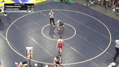 110 lbs Consi Of 16 #1 - Cameron Eiler, Ft Cherry vs Grayson Angelo, Hempfield