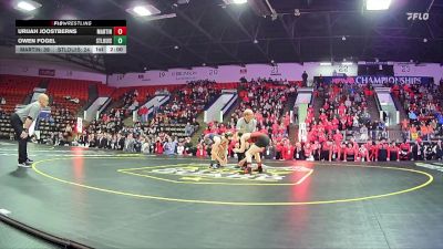 113 lbs Semifinals (8 Team) - Urijah Joostberns, Martin HS vs Owen Fogel, St Louis HS