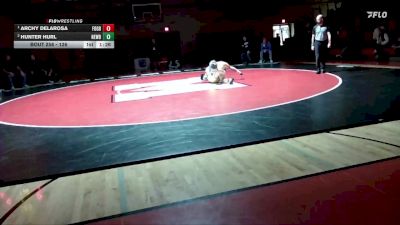 126 lbs 1st Place Match - Archy DeLaRosa, Forest Grove vs Hunter Hurl, Newberg