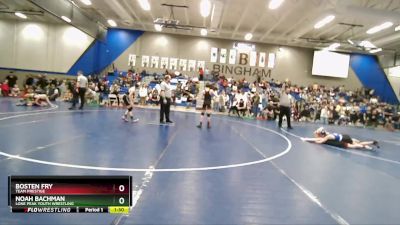 79 lbs Quarterfinal - Noah Bachman, Lone Peak Youth Wrestling vs Bosten Fry, Team Prestige