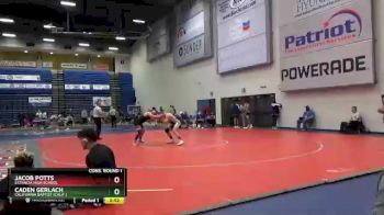 184 lbs Cons. Round 1 - Caden Gerlach, California Baptist (Calif.) vs Jacob Potts, Estancia High School