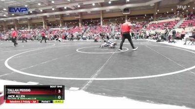 76 lbs 3rd Place Match - Tallan Peissig, Clearwater vs Jack Allen, Mulvane Jr. Wrestling Club