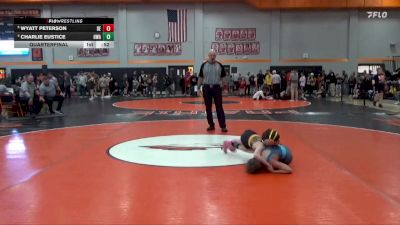 N-13 lbs Quarterfinal - Wyatt Peterson, DC Elite vs Charlie Eustice, Hawkeye Wrestling Academy